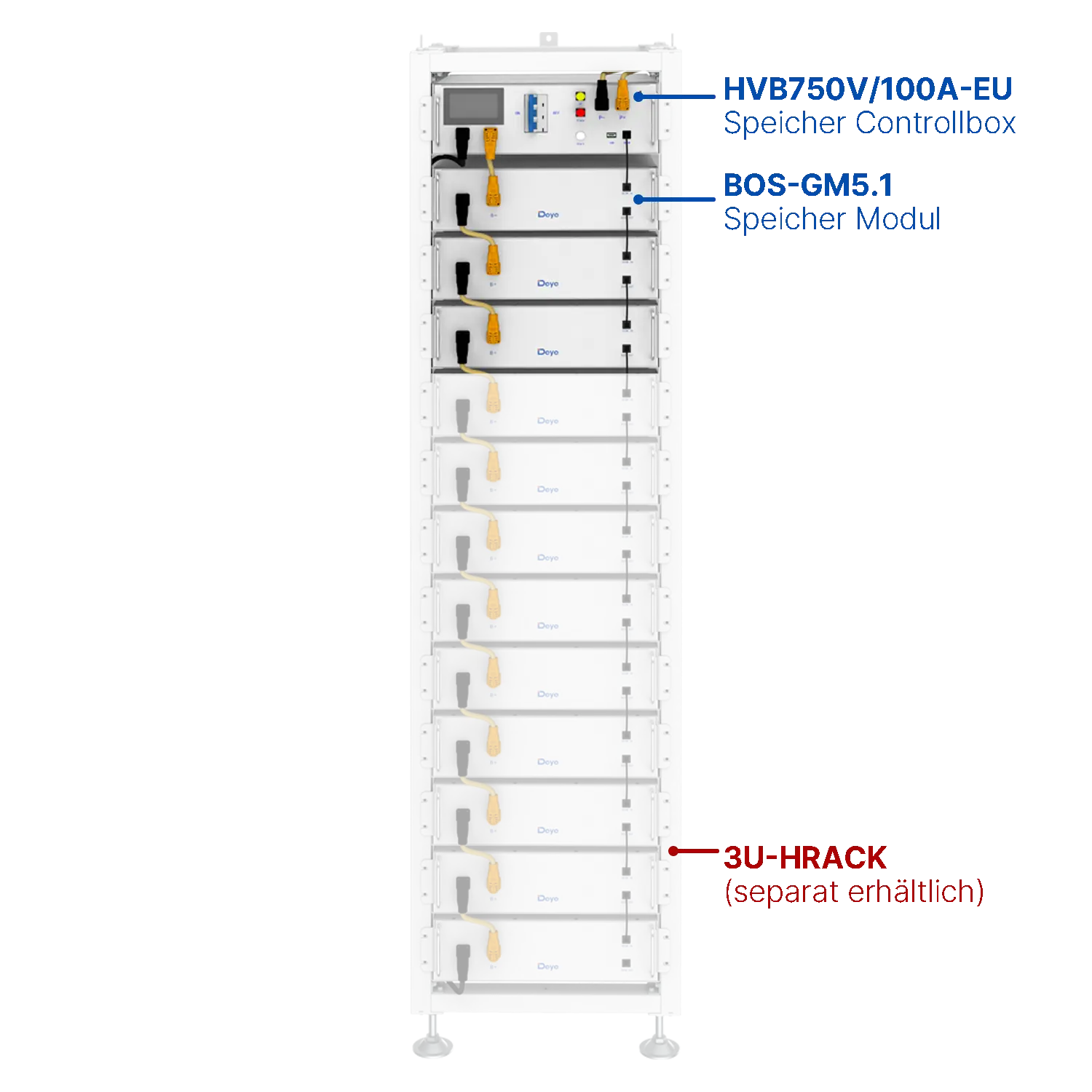 Deye BOS-G Hochvolt Speicher SET